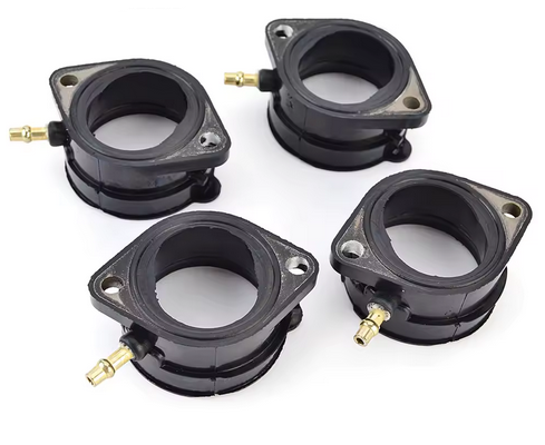 CARBURETTOR FLANGE INTAKE RUBBER PK4 KAWASAKI ZX 1100 1200 16065-1210 thumbnail 2