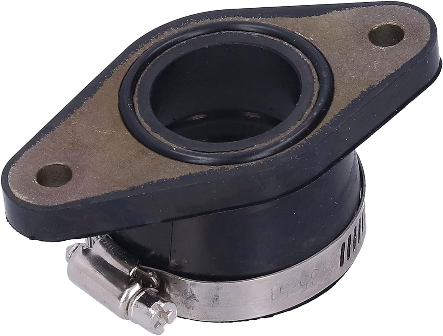 CARBURETTOR RUBBER MANIFOLD 2000-2006 HONDA TRX 350 RANCHER 16211-HM7-003 16210-HN5-671 thumbnail 2