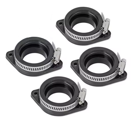 4PCS CARBURETTOR INTAKE MANIFOLD BOOT 1980-1984 SUZUKI GS1000 1100 13110-49100 13120-49100 image 1