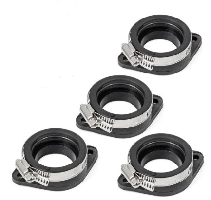 4PCS CARBURETTOR INTAKE MANIFOLD BOOT 1980-1984 SUZUKI GS1000 1100 13110-49100 13120-49100 thumbnail 2