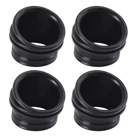 4Pcs CARBURETTOR INTAKE AIRBOX RUBBER KAWASAKI ZR1100 ZEPHYR 1100 1992-2006 14073-1637 image 1