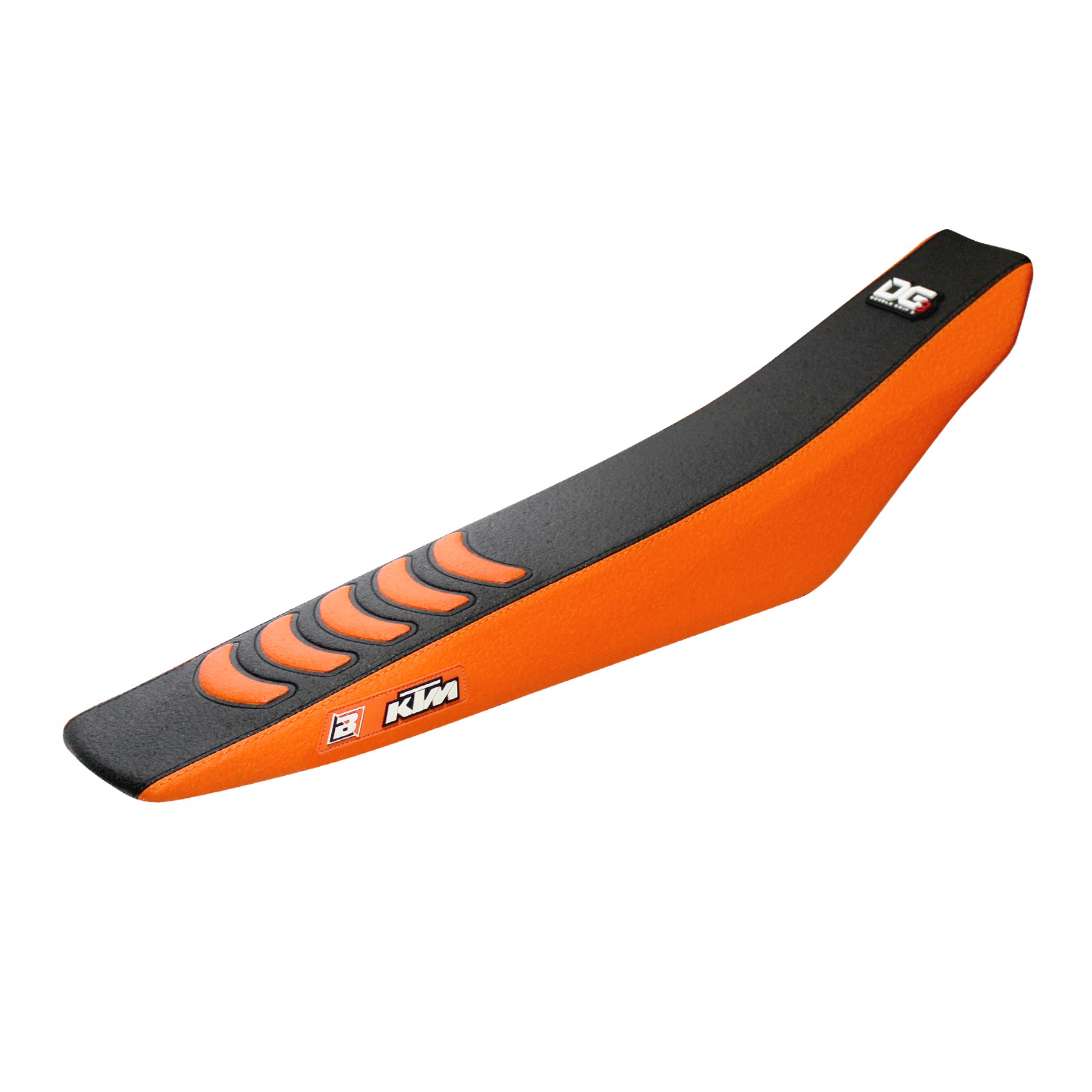 2025 KTM 85 DOUBLE GRIP 3 SEAT COVER BLACK/ORANGE, BLACKBIRD 1532H image 1