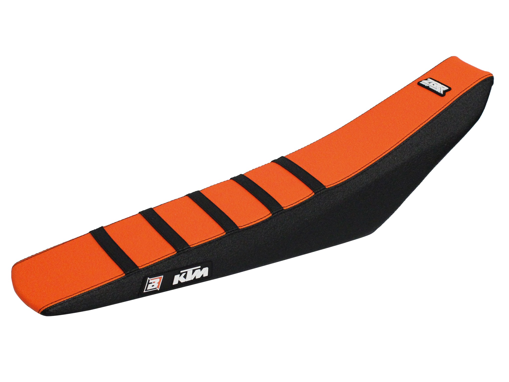 2025 KTM 85 ZEBRA SEAT COVER ORANGE/BLACK, BLACKBIRD 1532Z1 image 1