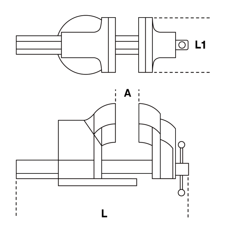 Parallel Bench Vice 125mm Jaws - Beta Tools 1599P 125 thumbnail 3