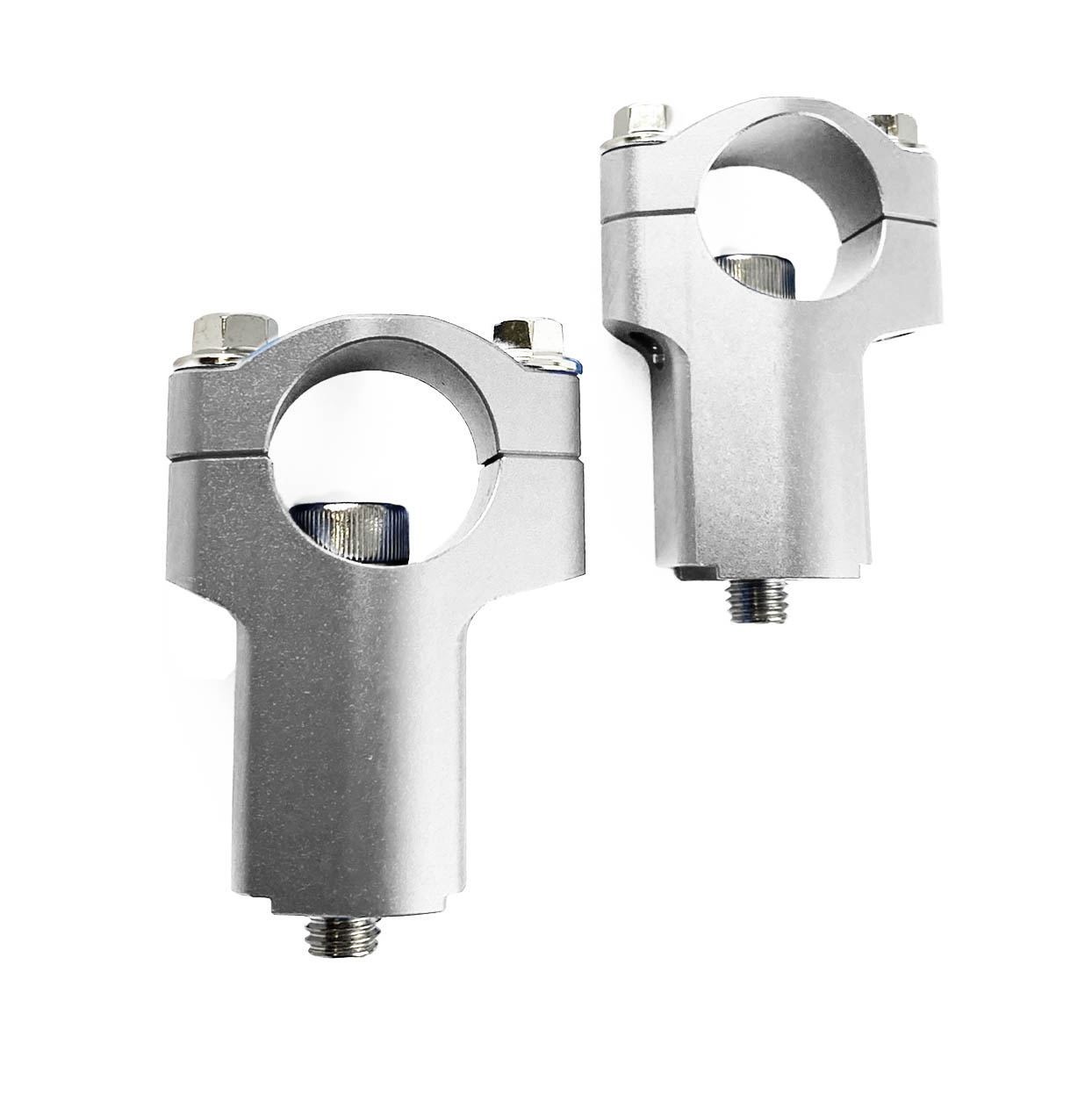 28.6mm Handlebar Clamp 52mm Risers Bar Mount In Silver for KTM Gas Gas BETA Husqvarna