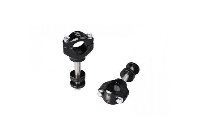 HANDLEBAR MOUNTS BLACK 28.6mm HEIGHT 30 35 40 45mm SCAR SP31