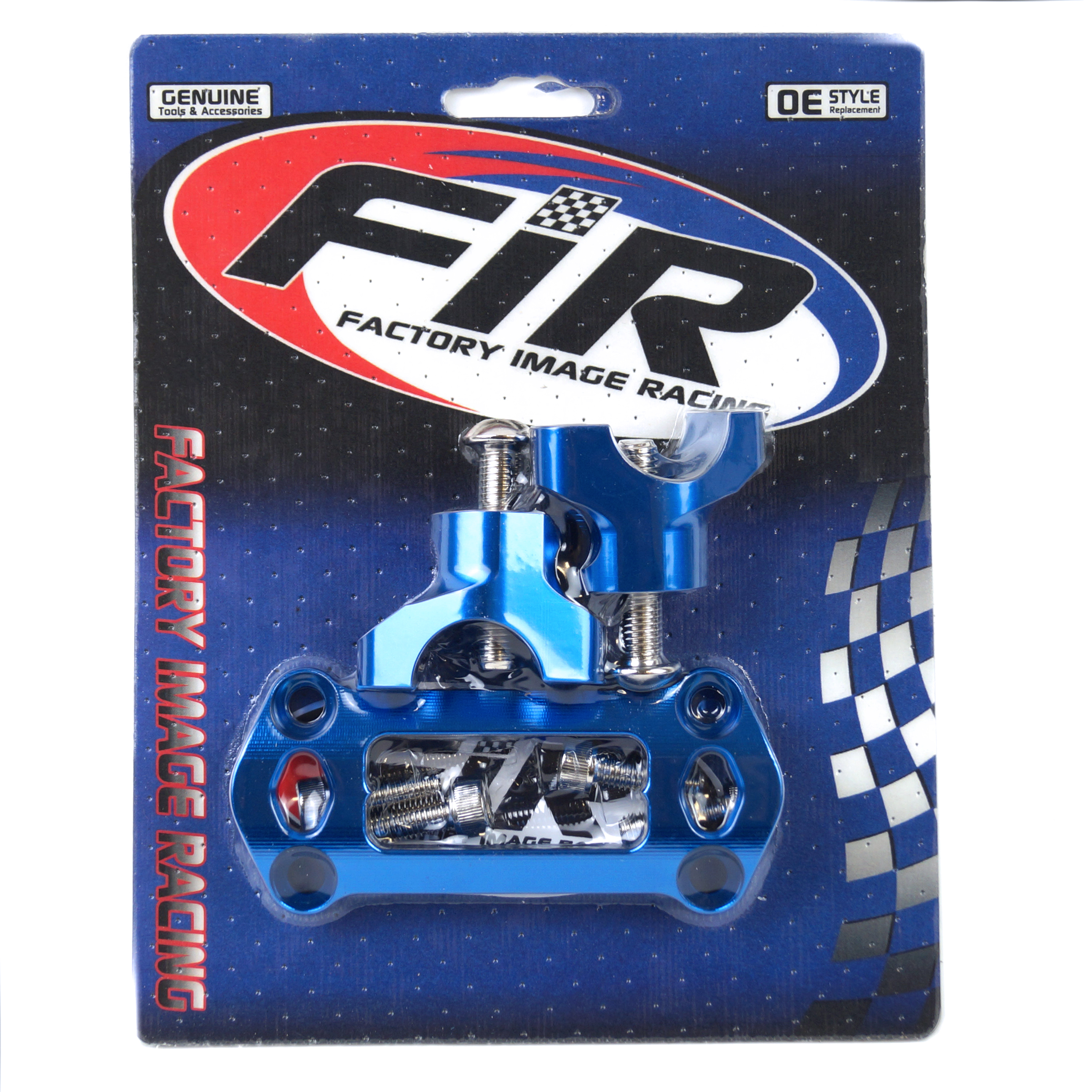 28.6 BAR MOUNTS KTM HUSQVARNA 2023, FIR ASBRK-34, BLUE CNC ALLOY image 1