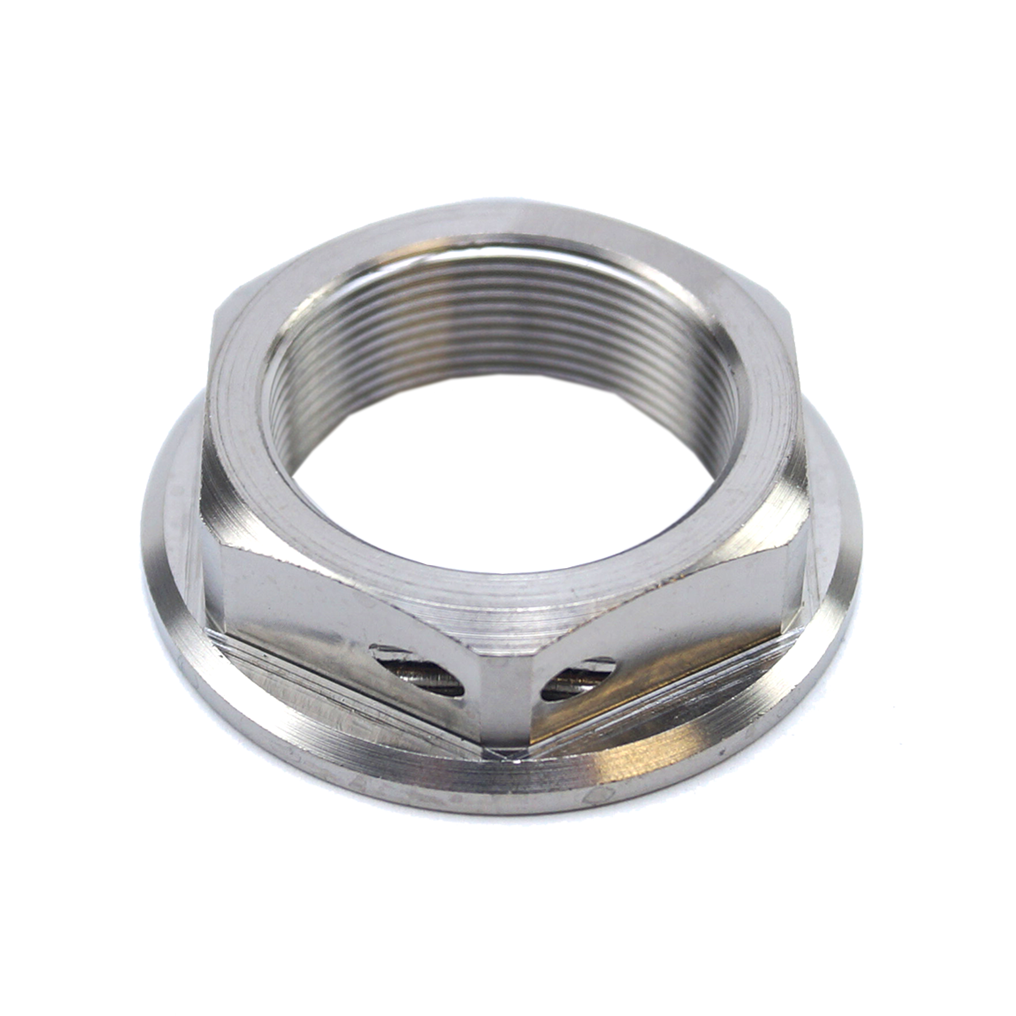 GR5 M26x1.00mm STEM NUT EACH, TITANIUM / CRF CR, / CNC thumbnail 4