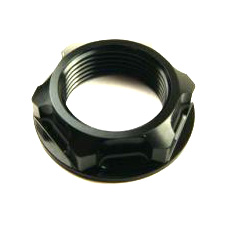 M24x1.50mm STEM NUT EACH BLACK, ALUMINIUM / KX KXF RM RMX DR CR XR, / CNC thumbnail 4