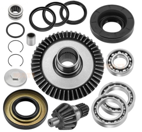 REAR DIFFERENTIAL FINAL DRIVE BEARINGS SEALS 16Pcs KIT 1997-2023 HONDA RECON TRX250 TE TM EX X image 1
