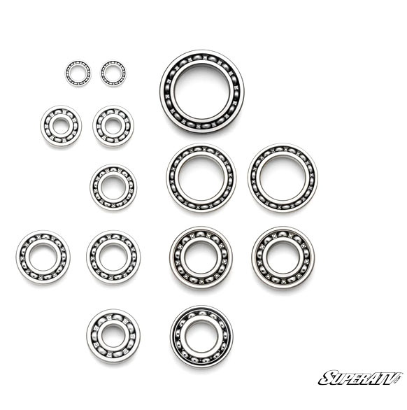 POLARIS TRANSMISSION BEARING UPGRADE REBUILD KIT TRANBK-P-RZRT image 1