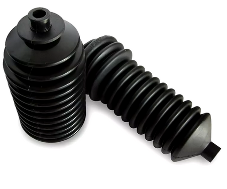 STEERING RACK BOOTS 03-24 POLARIS BRUTUS GENERAL RANGER RZR FRONT RUBBER BLACK 5412012 5412013 thumbnail 2