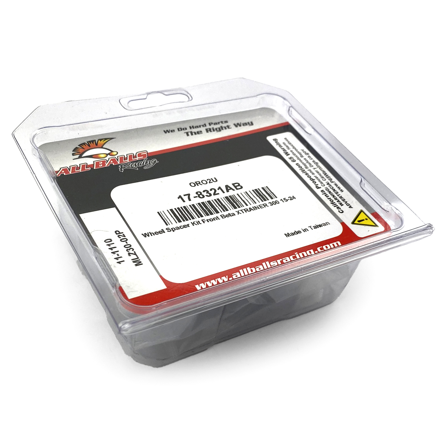 WHEEL SPACER KIT FRONT BETA XTRAINER, ALLBALLS 11-1110 thumbnail 2