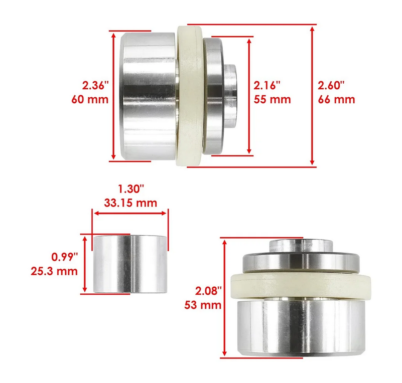 FRONT DIFFERENTIAL OUTPUT HUB 2008-2022 POLARIS RZR 800 900 570 RANGER 1000 300 570 500 3235169 thumbnail 3