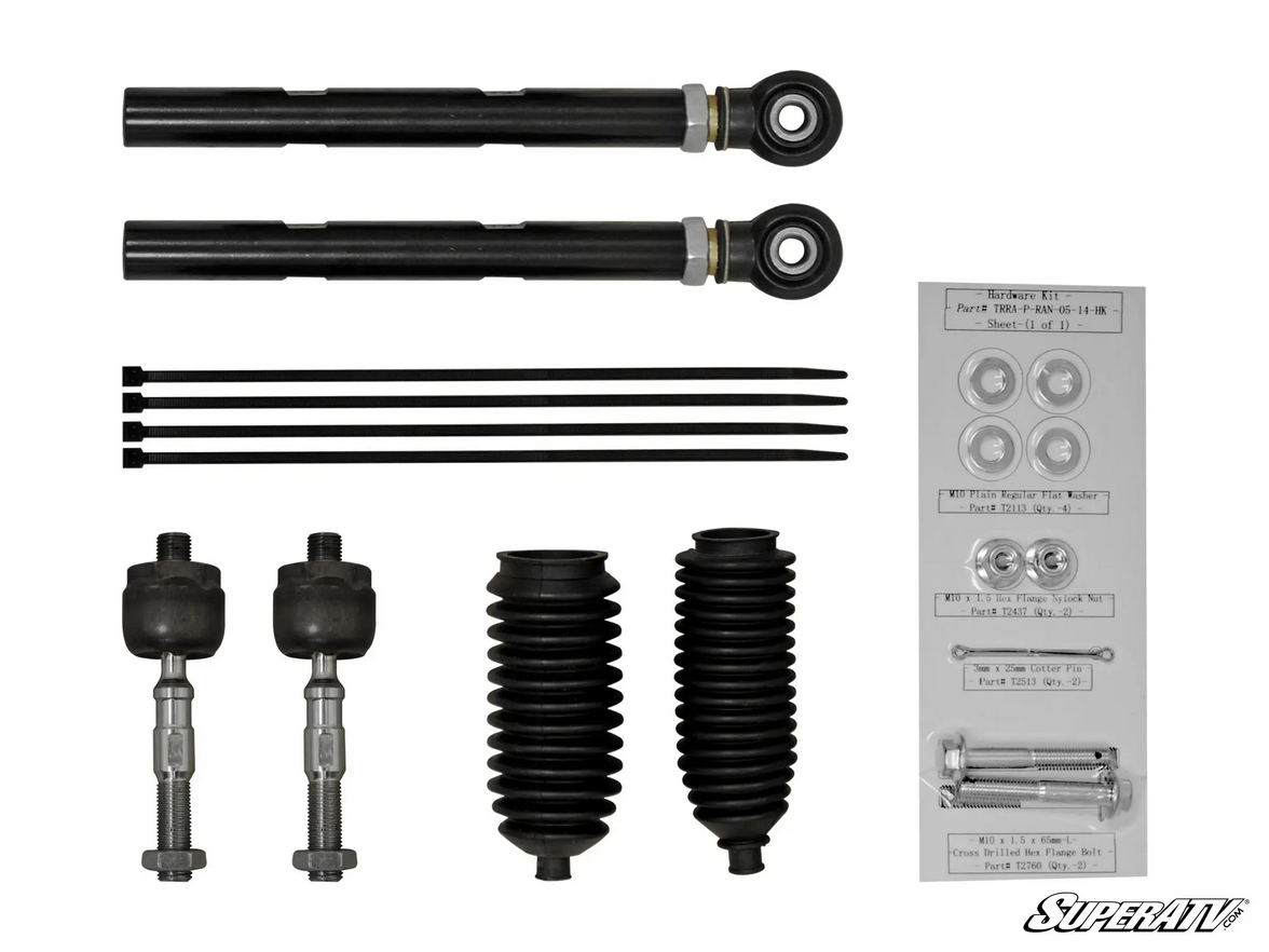 POLARIS RANGER 500 HEAVY DUTY TIE ROD KIT, SUPERATV TRRA-P-RAN-05-14-02 1822636 image 1