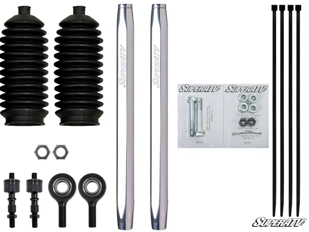 POLARIS HEAVY DUTY BILLET TIE ROD KIT, SUPERATV TRRA-P-RAN900-B image 1
