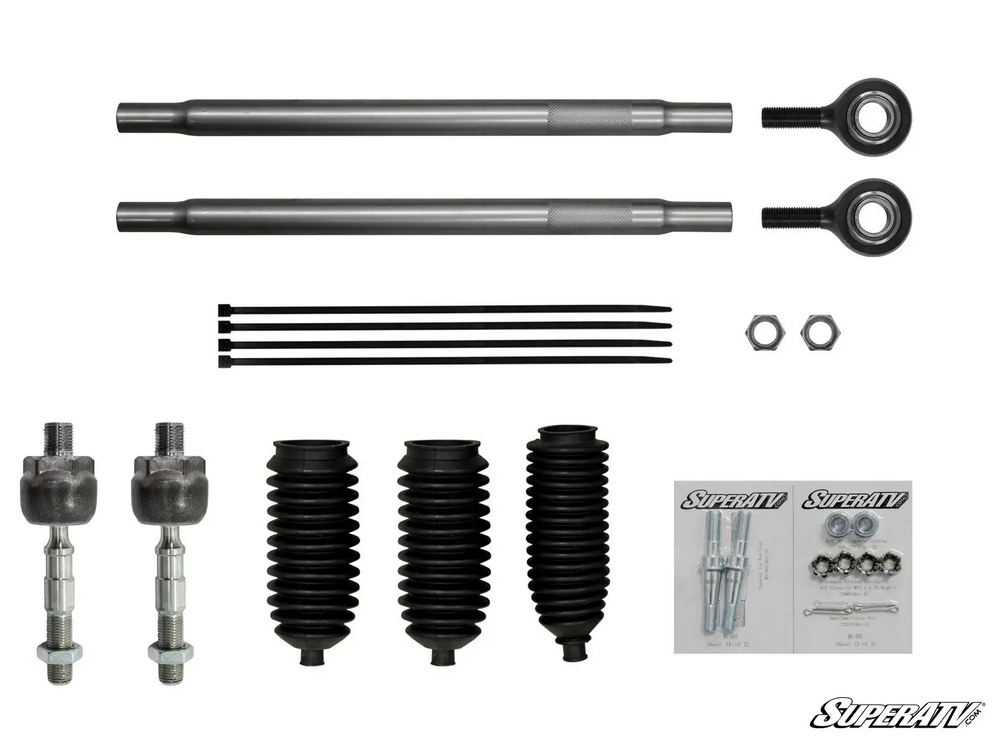 POLARIS RZR XP 900 HEAVY DUTY TIE ROD KIT, SUPERATV TRRA-P-RZRXPTS-14-ST-001 image 1