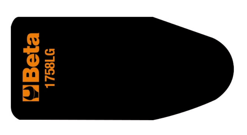 Formable Rubber-Covered Aluminum Foil for Liquid Channeling 365mm - Beta Tools 1758LG image 1