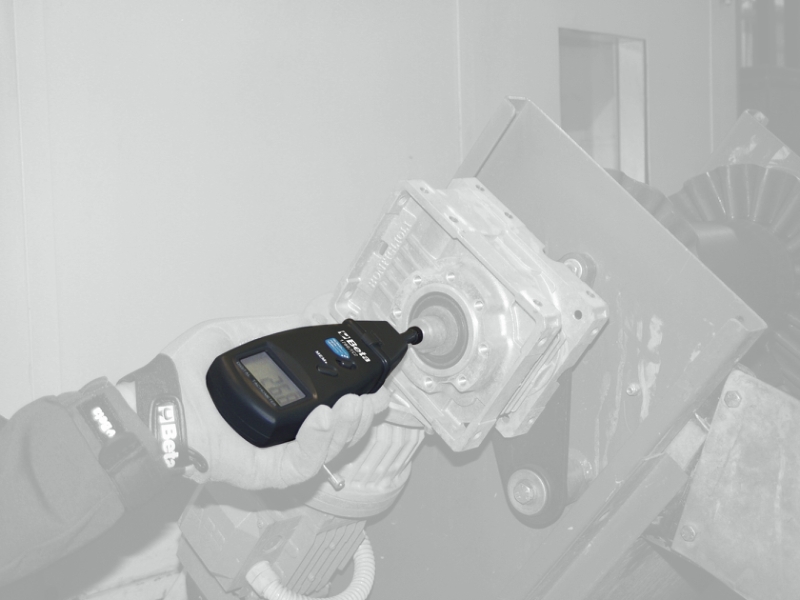 Combination Contact/Non-Contact Digital Tachometer 2.5-99,999 RPM 230mm - Beta Tools 1760/TC2 thumbnail 5