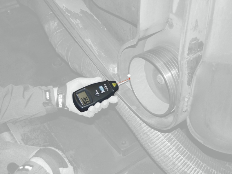 Combination Contact/Non-Contact Digital Tachometer 2.5-99,999 RPM 230mm - Beta Tools 1760/TC2 thumbnail 6