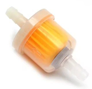 FUEL FILTER STRAIGHT 6mm PIPE EACH image 1