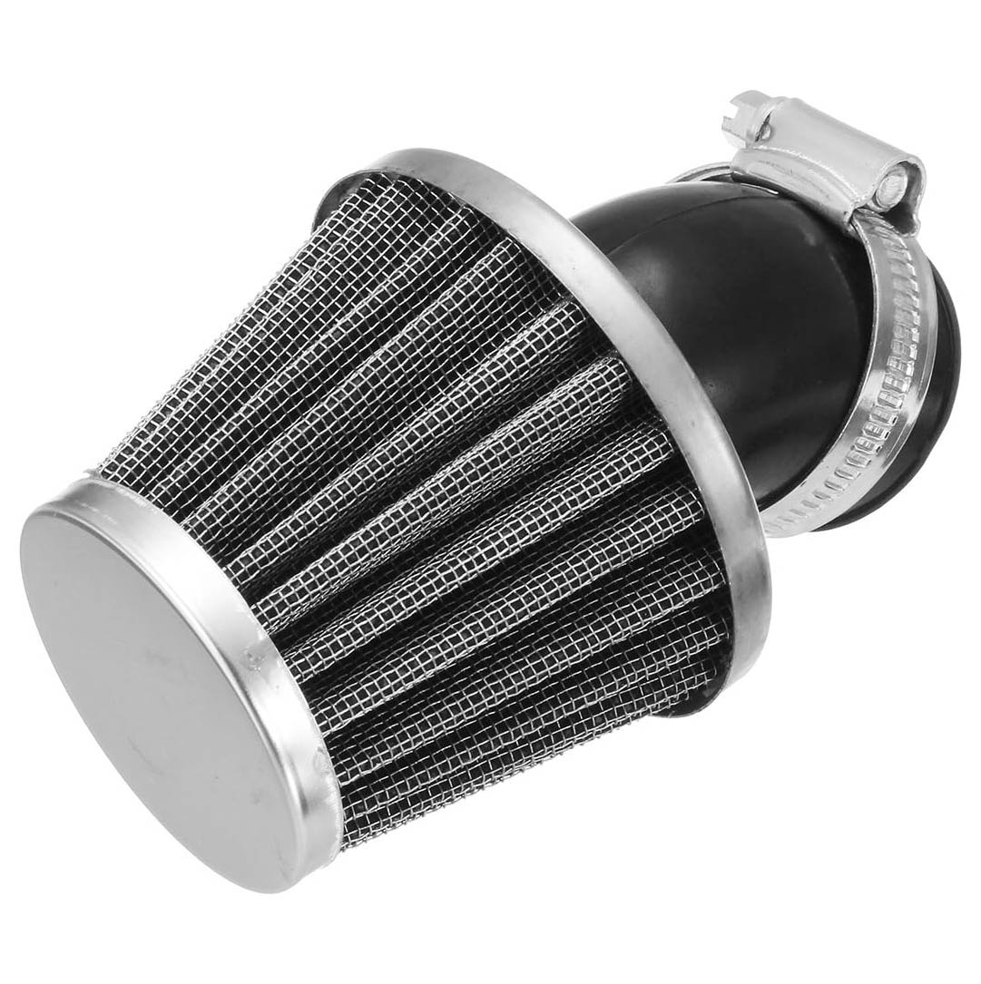35mm AIR FILTER 45* WITH RUBBER image 1