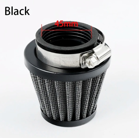 45mm AIR FILTER WITH RUBBER BOLT ON 44-46 image 1