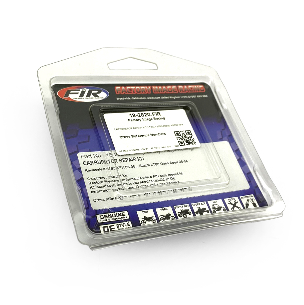 CARBURETOR REPAIR KIT LT80, 13200-40B00 KSF80 KFX 13383-46B00 13370-03A20 13483-16A01 13268-35010 thumbnail 2