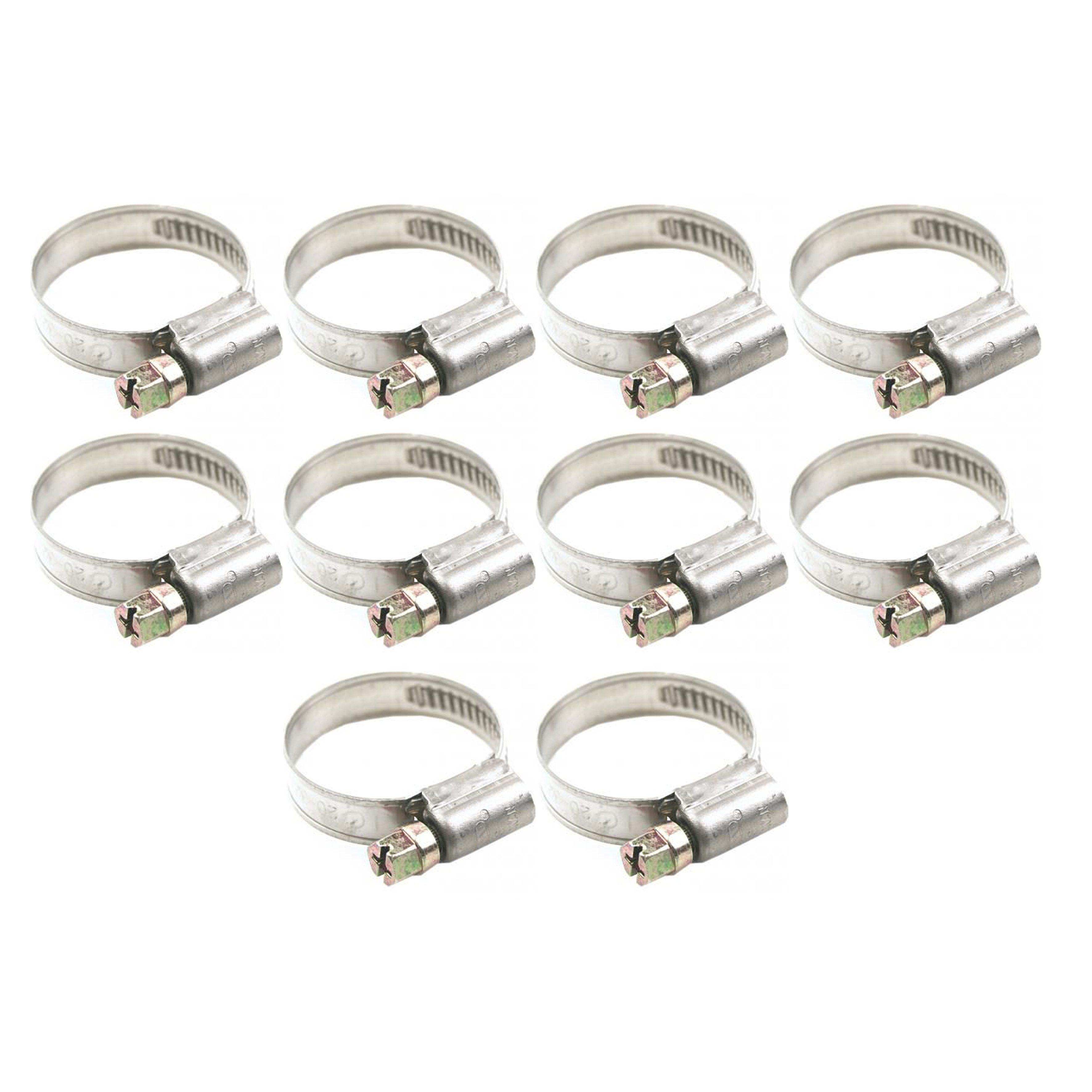 JUBILEE PIPE CLIP 20 - 32mm KALE CLAMP 304 STAINLESS STEEL (PACK OF 10)