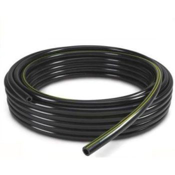 FUEL PIPE LINE 6mm 1/4 BLACK BULK 100m ROLL