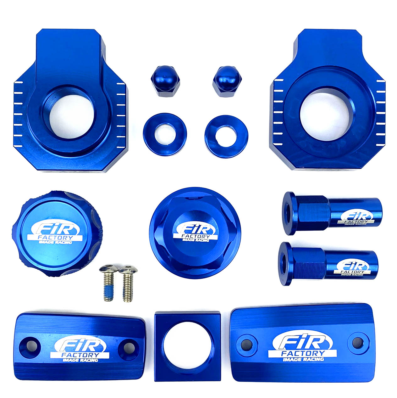 PC BLING KIT HUSQVARNA, FIR CPK-523, CNC ALLOY, AXLE BLOCK, CAPS, TYRE NUT