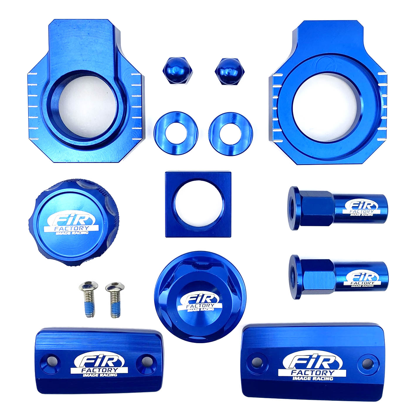PC BLING KIT HUSQVARNA, FIR CPK-524, CNC ALLOY, AXLE BLOCK, CAPS, TYRE NUT
