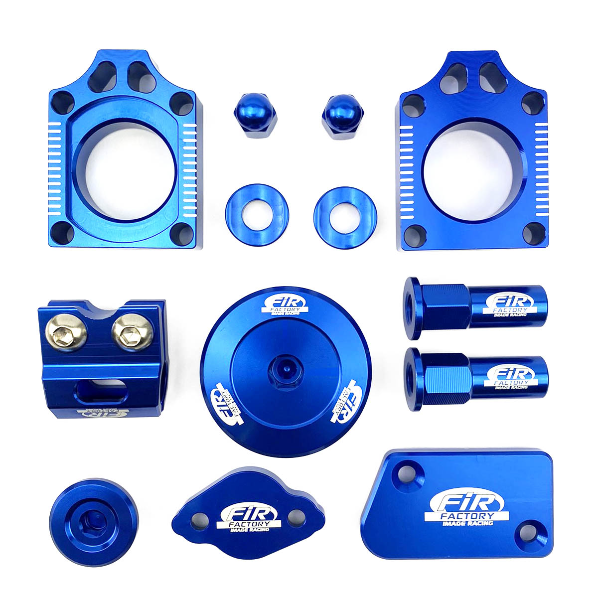 11PC BLING KIT YAMAHA 450, FIR CPK-401, CNC ALLOY, AXLE BLOCK, CAPS, TYRE NUT