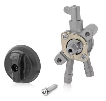 FUEL PETCOCK SHUT OFF VALVE & KNOB 2003-2014 POLARIS SPORTSMAN 90 RZR170 0450996 0453715
