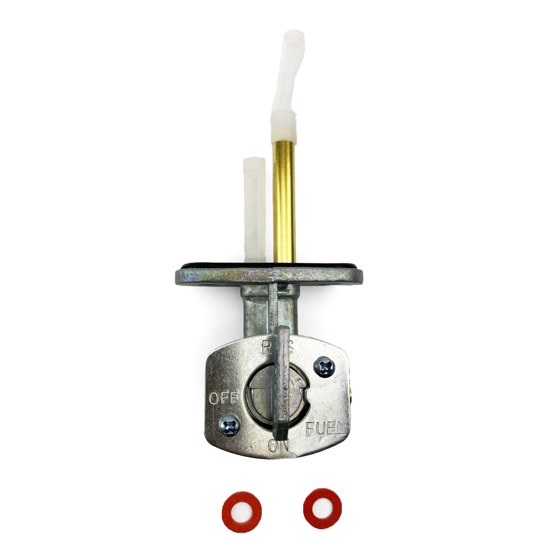 FUEL PETCOCK TAP YAM, KAW, SUZ, KAWASAKI, YAMAHA OUTLET 6mm 5GT-24500-00-00, 5GT-24500-01-00, FIR BRAND