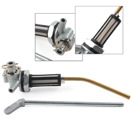 PETCOCK FUEL TAP VESPA PX125 PX150 PX200 VINTAGE image 1