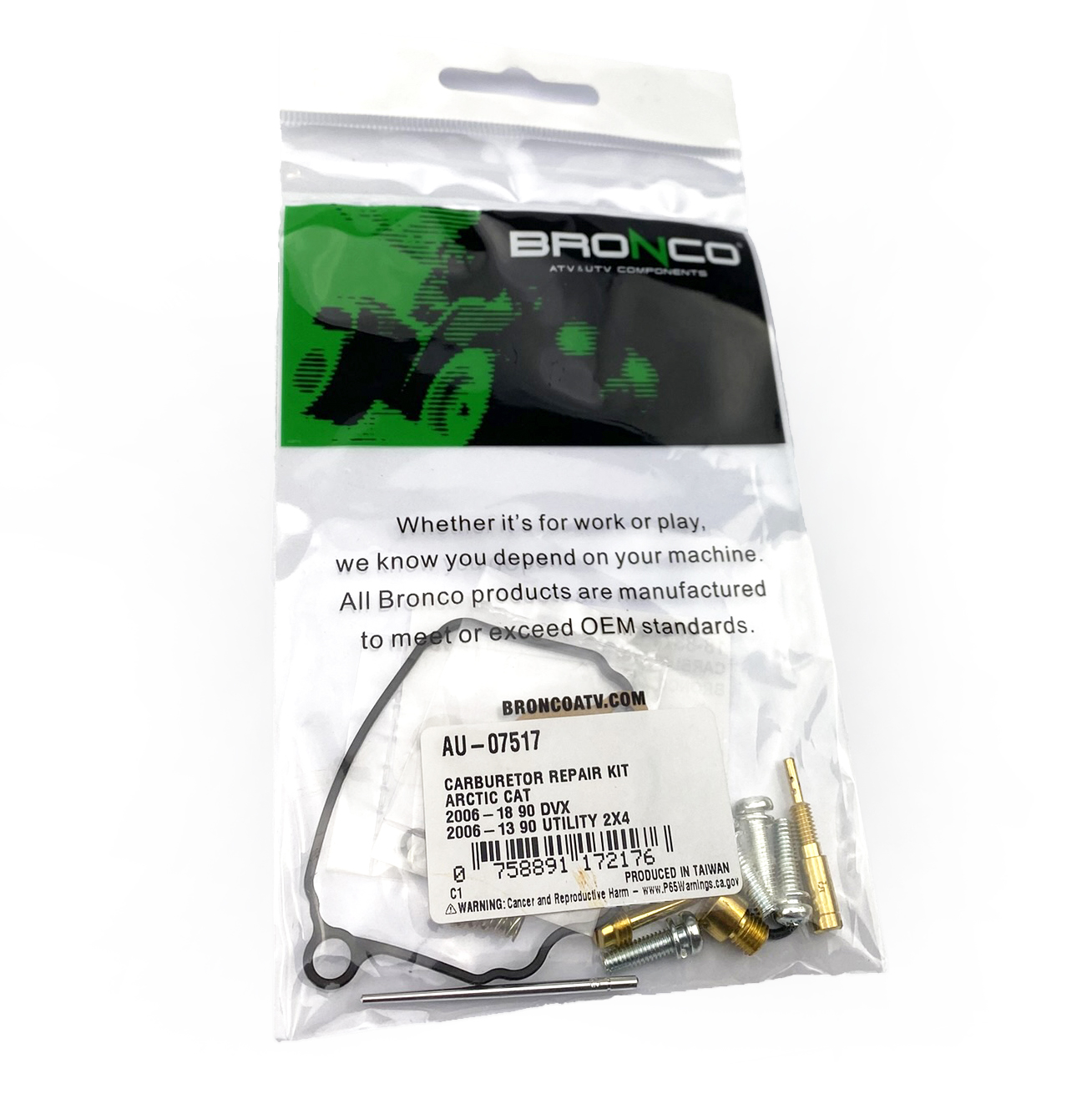 CARBURETOR REBUILD KIT LTZ 90, BRONCO AU-07517/26-1424 SUZUKI ATV thumbnail 2