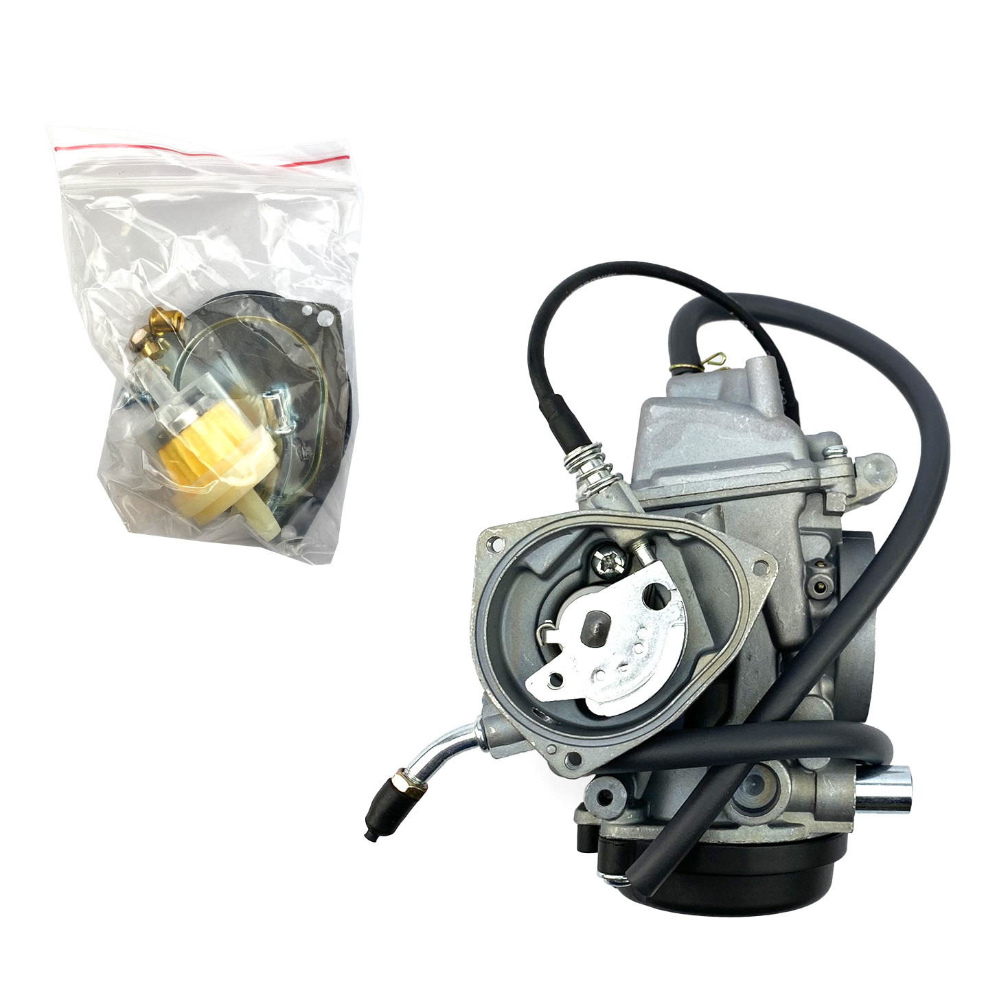 CARBURETOR ASSEMBLY 04-06 YAMAHA KODIAK WOLVERINE 450 4X4 4WD 5ND-E4101-00-00 thumbnail 4