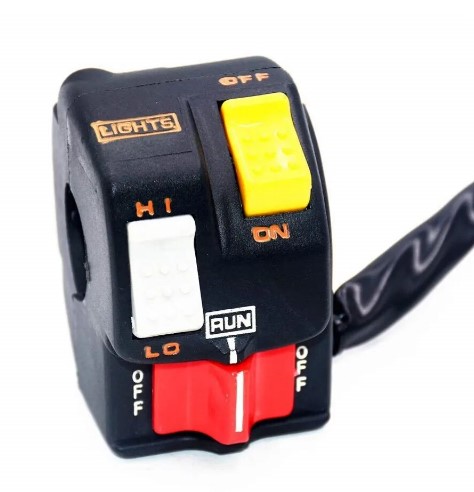 LH SWITCH 1983-1986 HONDA ATC250R LIGHT KILL START 35200-HA2-674 image 1