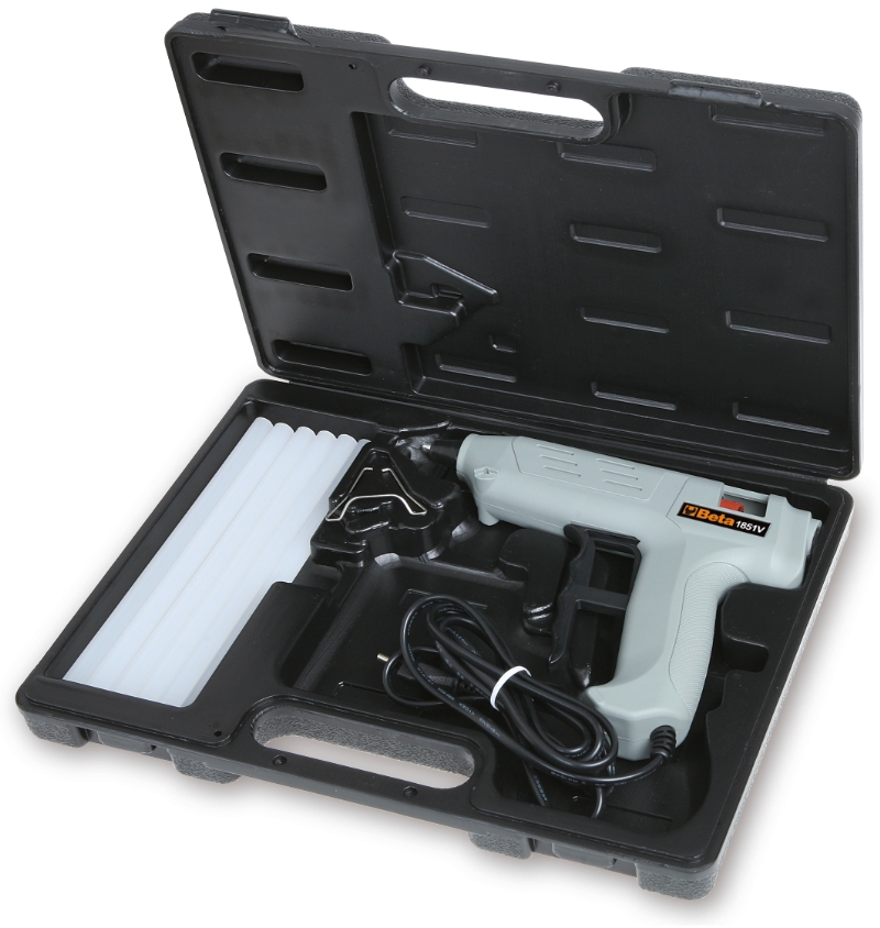 Hot Glue Gun with 12 Thermofusible Glue Sticks 11mm - 12mm - Beta Tools 1851VK thumbnail 3