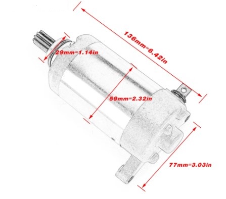STARTER MOTOR YAMAHA XT125R YB125 3D9-H1800-01 3D9-H1890-00 thumbnail 3