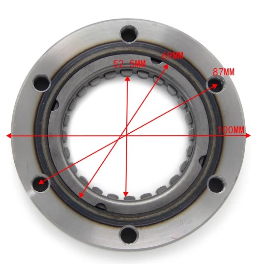 ONE WAY CLUTCH STARTER BEARING SUZUKI DR 250 SE AN 400 K3 K6 X K2 12600-15810 12600-15822 thumbnail 3