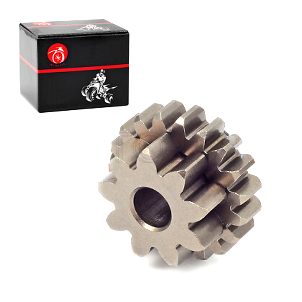 STARTER CLUTCH REDUCTION GEAR 9T/19T 06-14 HONDA TRX450ER 05-16 HONDA CRF450X 28120-HP1-602 thumbnail 2