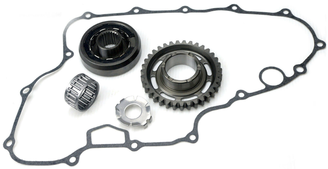 ONE WAY STARTER CLUTCH KIT WITH GASKET 06-14 HONDA TRX 450 E ER 28115-MEY-670 28127-MS2-612 image 1