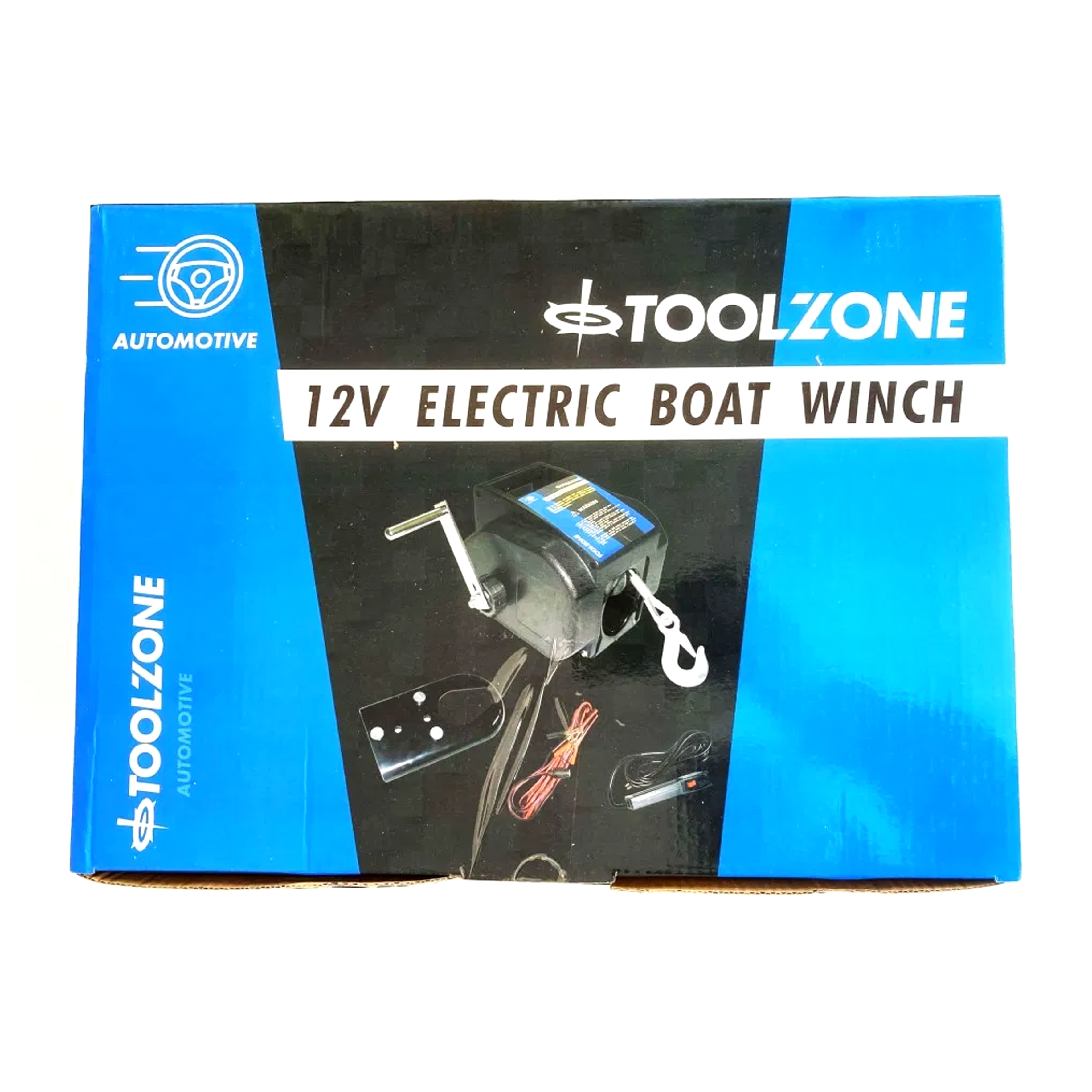 ELECTRIC BOAT WINCH 12v 6000lb ROLLING 2000lb STRAIGHT PULL - TOOLZONE KDPTD024 thumbnail 2