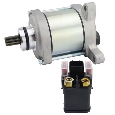 STARTER MOTOR AND RELAY 2019-2022 HONDA CRF450R RX ENDURO RWE 31200-MKE-A71 35851-MKE-A11 image 1