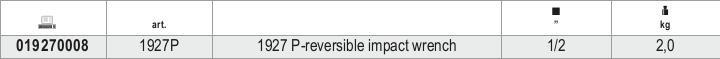 Reversible Impact Wrench 1/2 Composite Material 1750Nm - Beta Tools 1927P thumbnail 3
