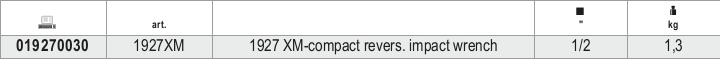 Compact Reversible Impact Wrench 1/2 - Beta Tools 1927XM thumbnail 4