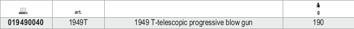 Telescopic Progressive Blow Gun with Swivel Tube 165mm-300mm - Beta Tools 1949T thumbnail 5