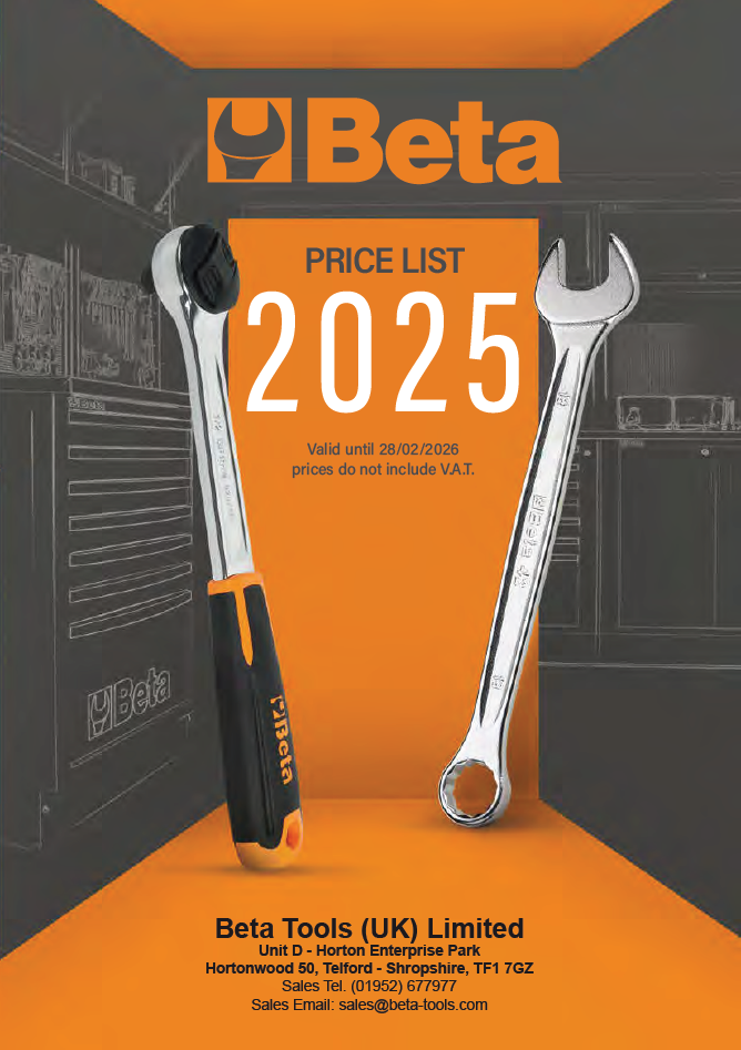 BETA TOOLS 2025 PRICE LIST CATALOGUE image 1